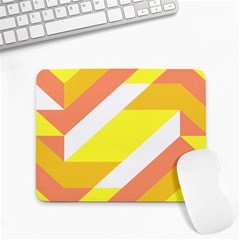 Geometric Abstract Art T- Shirt Sunrise Pattern Small Mousepad by EnriqueJohnson