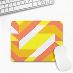 Geometric Abstract Art T- Shirt Sunrise Pattern Small Mousepad Front