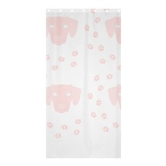 German Shorthaired Pointer Dog T- Shirt German Shorthaired Pointer Dog Breed Pattern T- Shirt Shower Curtain 36  X 72  (stall)  by EnriqueJohnson