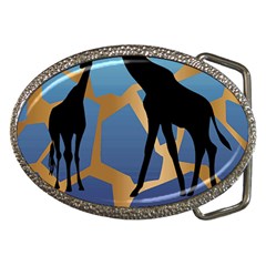 Giraffe Lover T- Shirt G I R A F F E O N G I R A F F E P R I N T P R E T T Y F O R V A C A T I O N T Belt Buckles