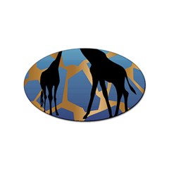 Giraffe Lover T- Shirt G I R A F F E O N G I R A F F E P R I N T P R E T T Y F O R V A C A T I O N T Sticker Oval (100 Pack) by EnriqueJohnson