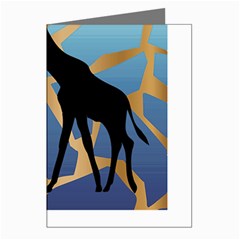 Giraffe Lover T- Shirt G I R A F F E O N G I R A F F E P R I N T P R E T T Y F O R V A C A T I O N T Greeting Cards (Pkg of 8)