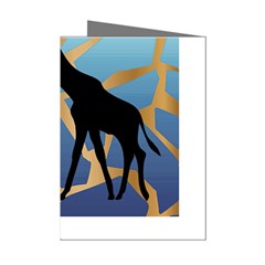 Giraffe Lover T- Shirt G I R A F F E O N G I R A F F E P R I N T P R E T T Y F O R V A C A T I O N T Mini Greeting Cards (Pkg of 8)