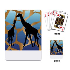 Giraffe Lover T- Shirt G I R A F F E O N G I R A F F E P R I N T P R E T T Y F O R V A C A T I O N T Playing Cards Single Design (Rectangle)