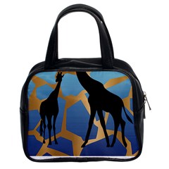 Giraffe Lover T- Shirt G I R A F F E O N G I R A F F E P R I N T P R E T T Y F O R V A C A T I O N T Classic Handbag (Two Sides)