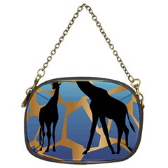 Giraffe Lover T- Shirt G I R A F F E O N G I R A F F E P R I N T P R E T T Y F O R V A C A T I O N T Chain Purse (Two Sides)