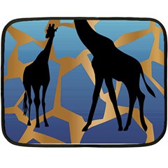 Giraffe Lover T- Shirt G I R A F F E O N G I R A F F E P R I N T P R E T T Y F O R V A C A T I O N T Fleece Blanket (Mini)