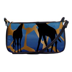 Giraffe Lover T- Shirt G I R A F F E O N G I R A F F E P R I N T P R E T T Y F O R V A C A T I O N T Shoulder Clutch Bag