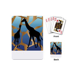 Giraffe Lover T- Shirt G I R A F F E O N G I R A F F E P R I N T P R E T T Y F O R V A C A T I O N T Playing Cards Single Design (Mini)