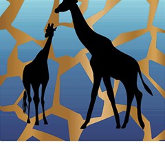 Giraffe Lover T- Shirt G I R A F F E O N G I R A F F E P R I N T P R E T T Y F O R V A C A T I O N T Play Mat (Square)