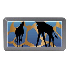 Giraffe Lover T- Shirt G I R A F F E O N G I R A F F E P R I N T P R E T T Y F O R V A C A T I O N T Memory Card Reader (Mini)