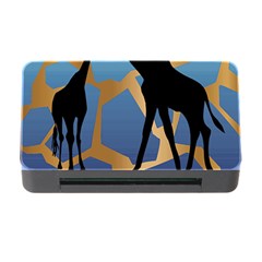 Giraffe Lover T- Shirt G I R A F F E O N G I R A F F E P R I N T P R E T T Y F O R V A C A T I O N T Memory Card Reader with CF