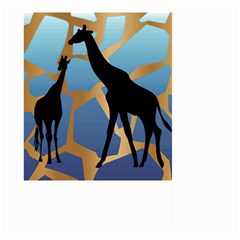 Giraffe Lover T- Shirt G I R A F F E O N G I R A F F E P R I N T P R E T T Y F O R V A C A T I O N T Large Garden Flag (Two Sides)