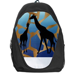 Giraffe Lover T- Shirt G I R A F F E O N G I R A F F E P R I N T P R E T T Y F O R V A C A T I O N T Backpack Bag