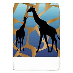 Giraffe Lover T- Shirt G I R A F F E O N G I R A F F E P R I N T P R E T T Y F O R V A C A T I O N T Removable Flap Cover (L)