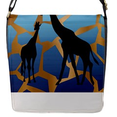 Giraffe Lover T- Shirt G I R A F F E O N G I R A F F E P R I N T P R E T T Y F O R V A C A T I O N T Flap Closure Messenger Bag (S)