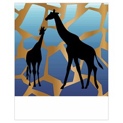 Giraffe Lover T- Shirt G I R A F F E O N G I R A F F E P R I N T P R E T T Y F O R V A C A T I O N T Drawstring Bag (Small)