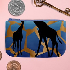 Giraffe Lover T- Shirt G I R A F F E O N G I R A F F E P R I N T P R E T T Y F O R V A C A T I O N T Large Coin Purse