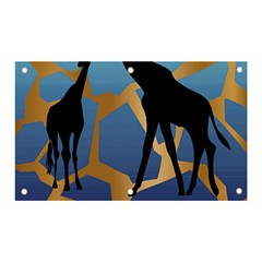 Giraffe Lover T- Shirt G I R A F F E O N G I R A F F E P R I N T P R E T T Y F O R V A C A T I O N T Banner and Sign 5  x 3 