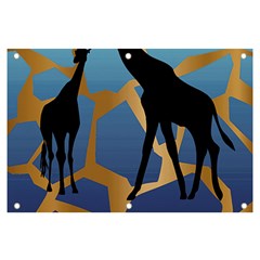 Giraffe Lover T- Shirt G I R A F F E O N G I R A F F E P R I N T P R E T T Y F O R V A C A T I O N T Banner and Sign 6  x 4 