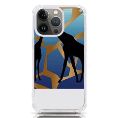 Giraffe Lover T- Shirt G I R A F F E O N G I R A F F E P R I N T P R E T T Y F O R V A C A T I O N T iPhone 13 Pro TPU UV Print Case