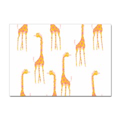 Giraffe Pattern T- Shirt Giraffes T- Shirt Sticker A4 (10 Pack) by EnriqueJohnson