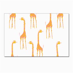 Giraffe Pattern T- Shirt Giraffes T- Shirt Postcards 5  X 7  (pkg Of 10) by EnriqueJohnson