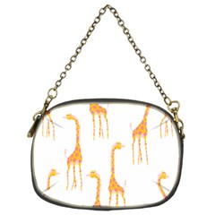 Giraffe Pattern T- Shirt Giraffes T- Shirt Chain Purse (two Sides) by EnriqueJohnson