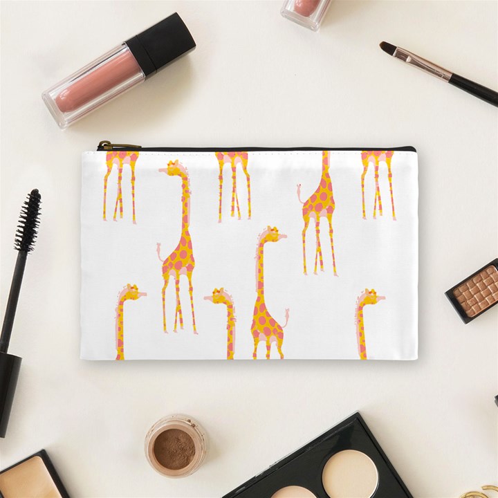 Giraffe Pattern T- Shirt Giraffes T- Shirt Cosmetic Bag (Medium)