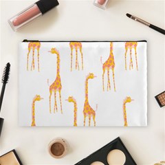 Giraffe Pattern T- Shirt Giraffes T- Shirt Cosmetic Bag (large) by EnriqueJohnson