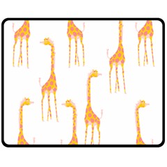 Giraffe Pattern T- Shirt Giraffes T- Shirt Fleece Blanket (medium) by EnriqueJohnson