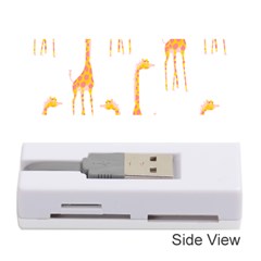 Giraffe Pattern T- Shirt Giraffes T- Shirt Memory Card Reader (stick) by EnriqueJohnson