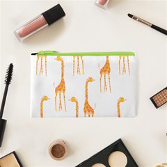 Giraffe Pattern T- Shirt Giraffes T- Shirt Cosmetic Bag (xs) by EnriqueJohnson