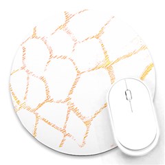 Giraffe T- Shirt Giraffe Spots T- Shirt Round Mousepad by EnriqueJohnson