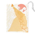 Giraffe T- Shirt Giraffe T- Shirt Drawstring Pouch (4XL) Front