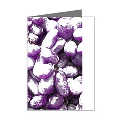 Grapes T- Shirt Purple Grapes Photo T- Shirt Mini Greeting Card by EnriqueJohnson