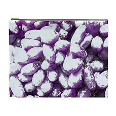 Grapes T- Shirt Purple Grapes Photo T- Shirt Cosmetic Bag (xl)