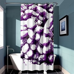 Grapes T- Shirt Purple Grapes Photo T- Shirt Shower Curtain 36  X 72  (stall)  by EnriqueJohnson