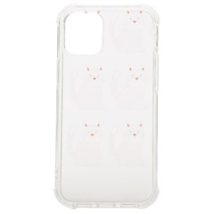 Gray Cat Pattern T- Shirt Cute Gray Cat Pattern T- Shirt Iphone 12 Mini Tpu Uv Print Case	