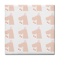 Great Dane Dog Pattern T- Shirt Great Dane Dog Pattern T- Shirt Tile Coaster by EnriqueJohnson