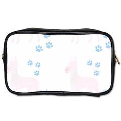 Great Dane T- Shirt Great Dane Dog Pattern T- Shirt Toiletries Bag (two Sides)