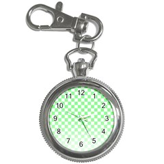 Green Checker T- Shirt Green Checker T- Shirt Key Chain Watches by EnriqueJohnson