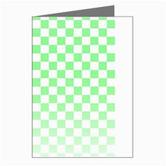 Green Checker T- Shirt Green Checker T- Shirt Greeting Card by EnriqueJohnson