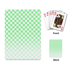 Green Checker T- Shirt Green Checker T- Shirt Playing Cards Single Design (rectangle) by EnriqueJohnson