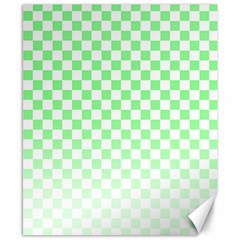 Green Checker T- Shirt Green Checker T- Shirt Canvas 8  X 10  by EnriqueJohnson