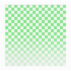 Green Checker T- Shirt Green Checker T- Shirt Medium Glasses Cloth (2 Sides) by EnriqueJohnson