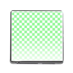 Green Checker T- Shirt Green Checker T- Shirt Memory Card Reader (square 5 Slot) by EnriqueJohnson