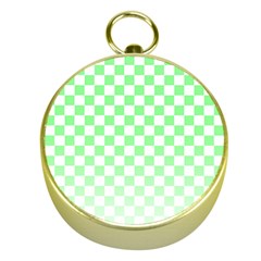 Green Checker T- Shirt Green Checker T- Shirt Gold Compasses by EnriqueJohnson