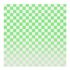 Green Checker T- Shirt Green Checker T- Shirt Banner And Sign 4  X 4  by EnriqueJohnson