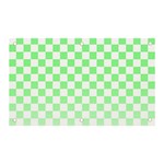 Green Checker T- Shirt Green Checker T- Shirt Banner and Sign 5  x 3  Front